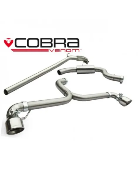 VW Golf GTI MK6 (5K) 09-12 Cobra Sport Turbo Back System with De-Cat (Venom Range) VW Golf GTI MK6 (5K) 09-12 Cobra Sport Turbo Back System with De-Cat (Venom Range)